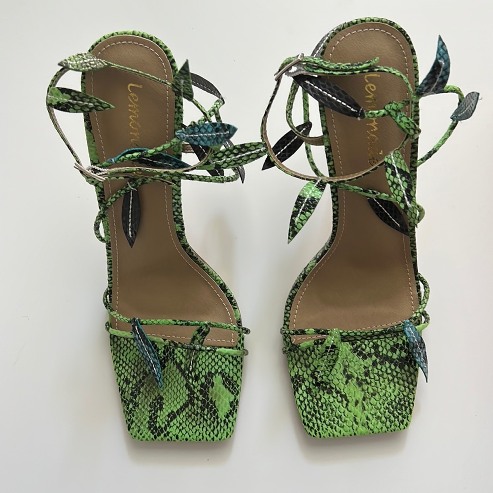 Strap heels women size 9